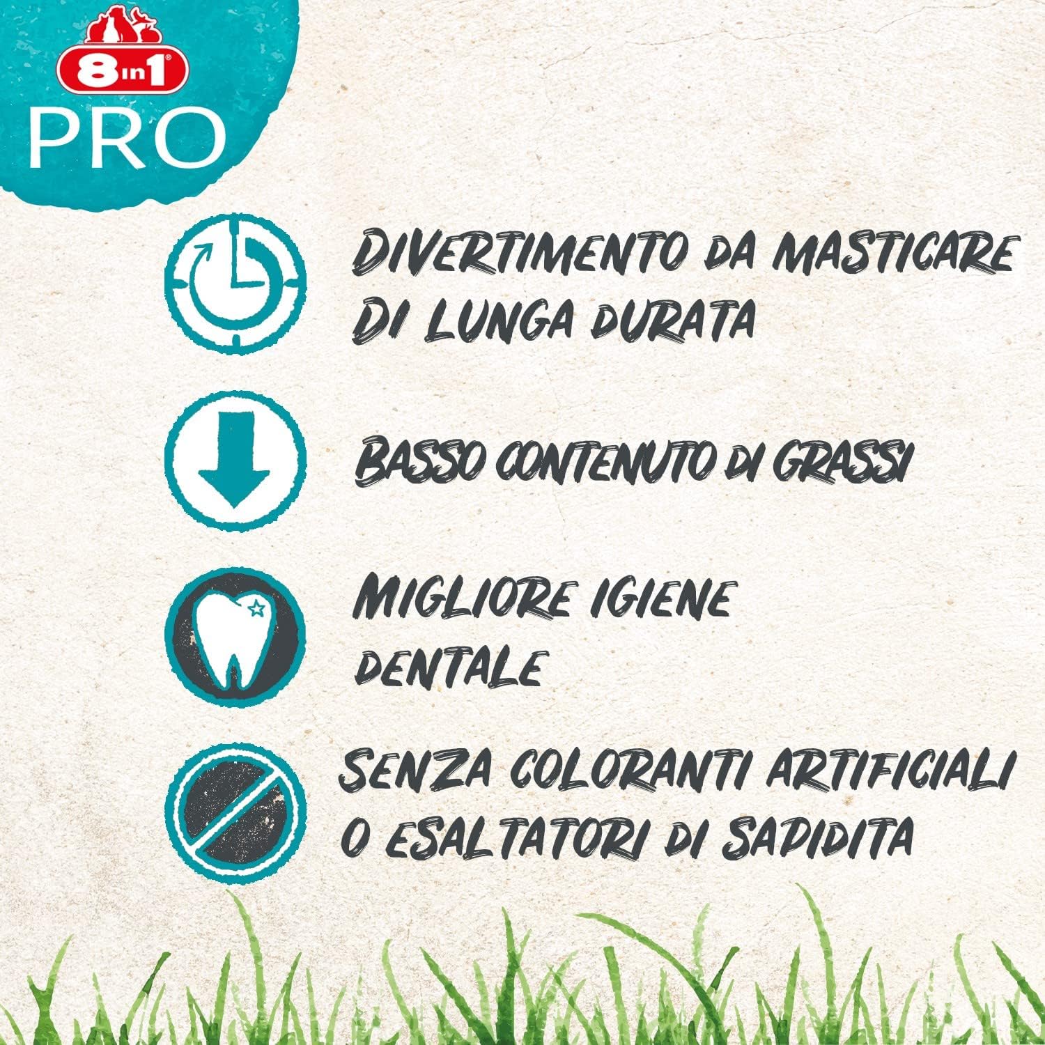 Thumbnail 3 de 8in1 Pro Dental Twisted Sticks - Bastoncini da Masticare Sani per Cani, 35 Pezzi