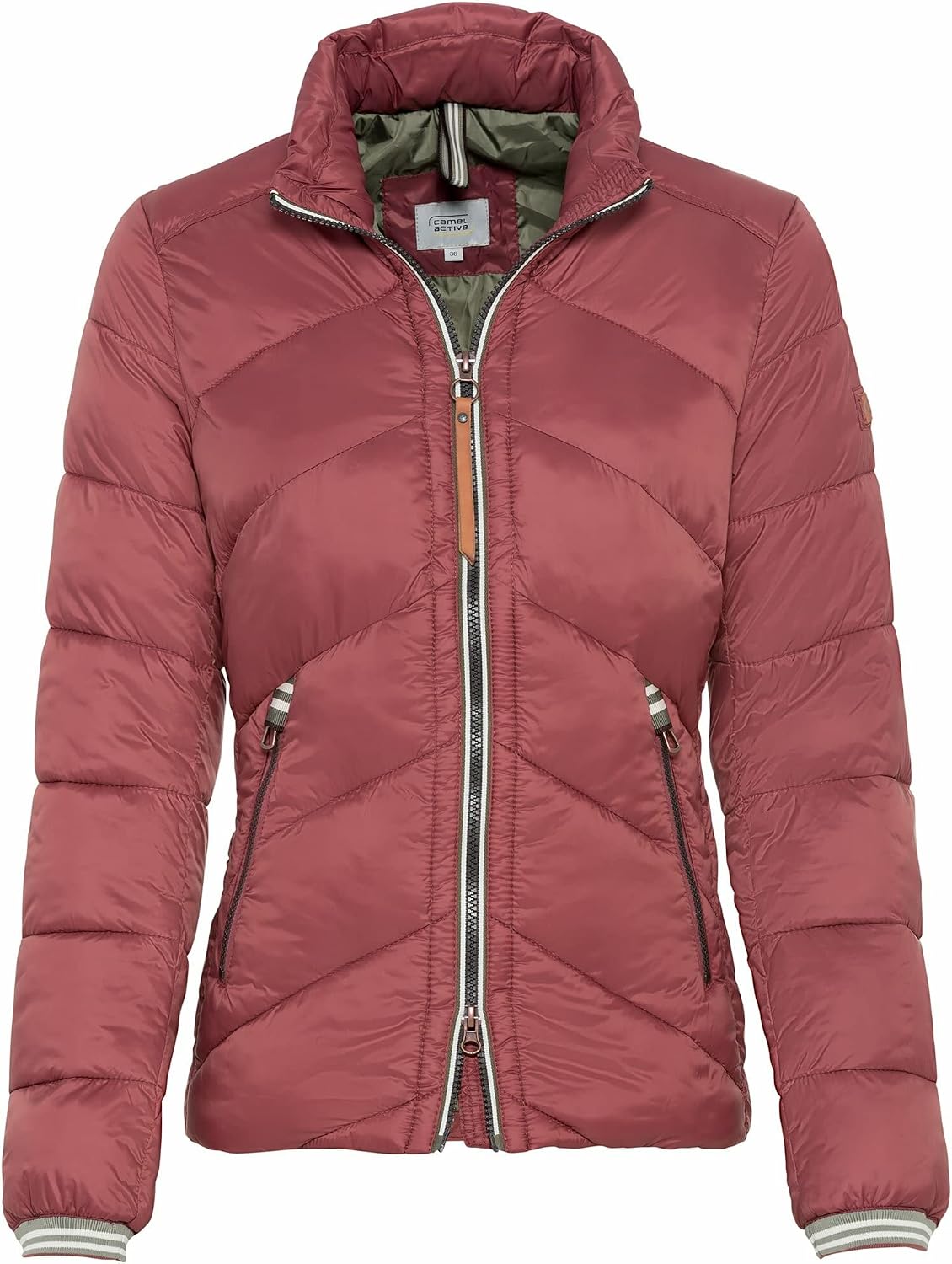 Detalle de camel active Womenswear Damen 3309906E50 Jacke – wasserabweisend & winddicht