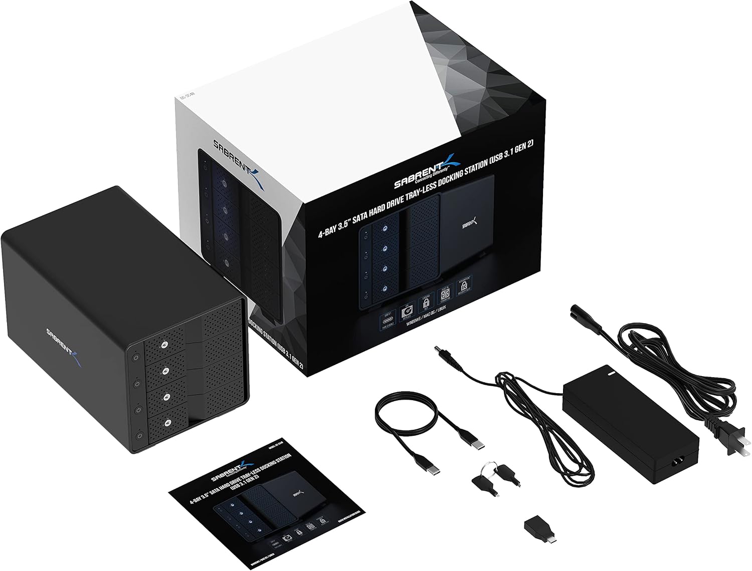 Thumbnail 6 de SABRENT DS-SC4B 4-Bay SATA Dockingstation fĂĽr HDD/SSD đź’ľ