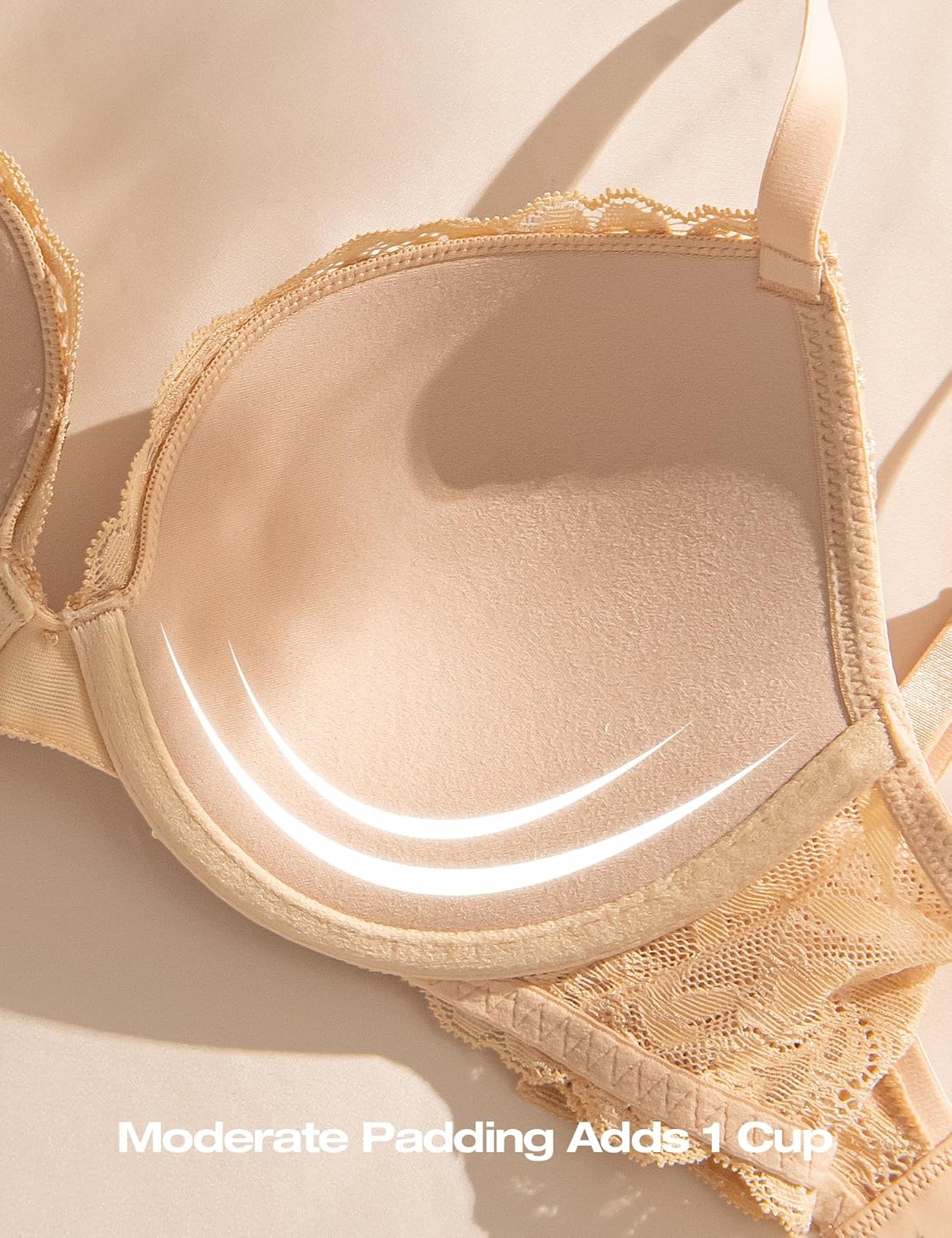 Thumbnail 3 de Deyllo Push Up Lace Bra Add One Cup