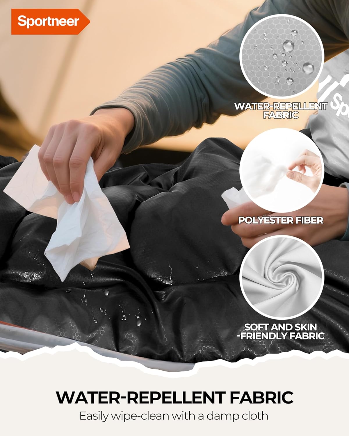Thumbnail 5 de Sportneer Y21-80501-16-HQUK Sleeping Bag, 32–65°F, Compression Sack