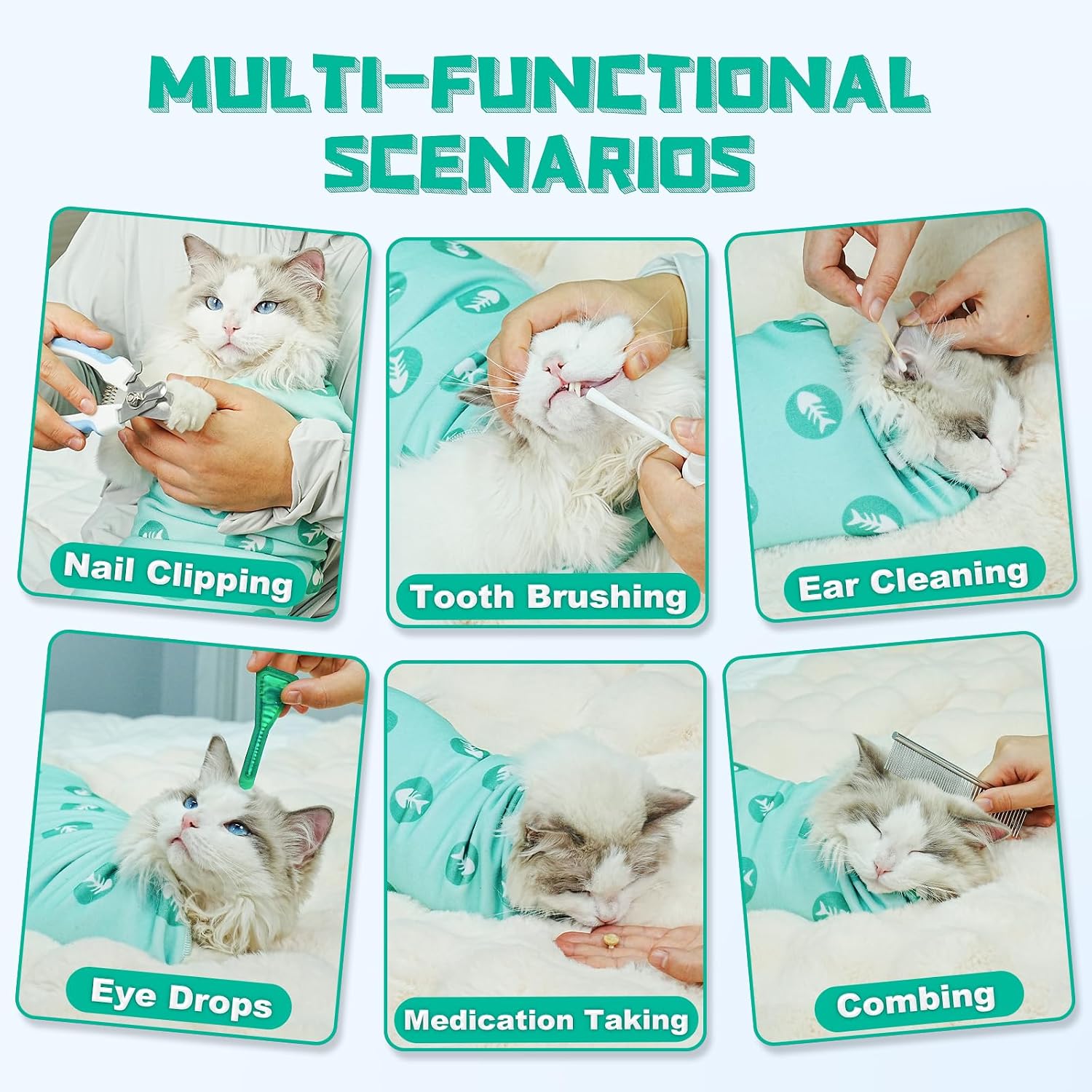 Thumbnail 6 de Supet Cat Grooming Wrap