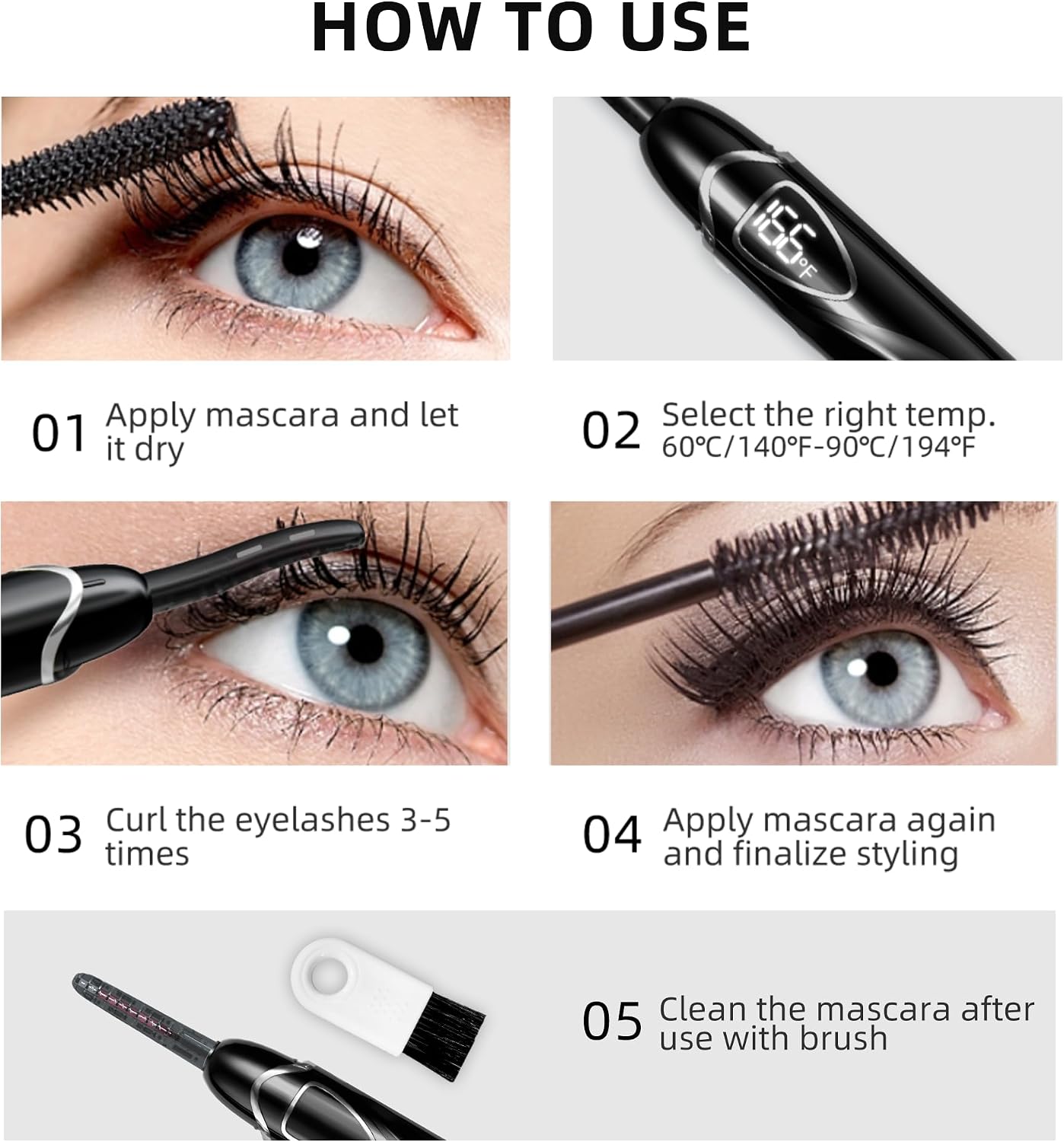 Thumbnail 6 de EYECURL S600 Heated Eyelash Curler 400mAh