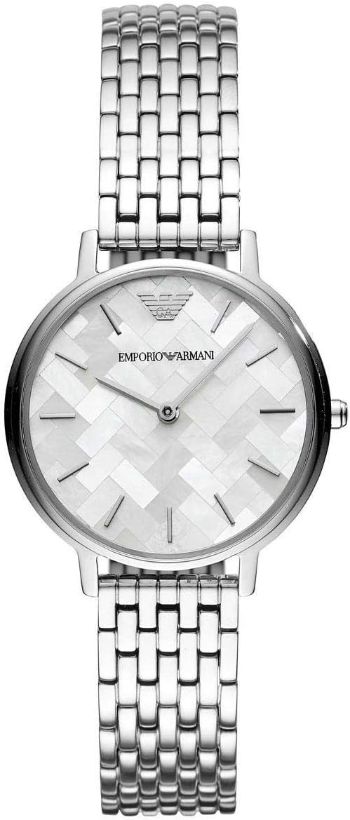 Thumbnail 6 de Emporio Armani Montre pour Femmes — Mouvement quartz, boîtier 32 mm, bracelet acier argenté