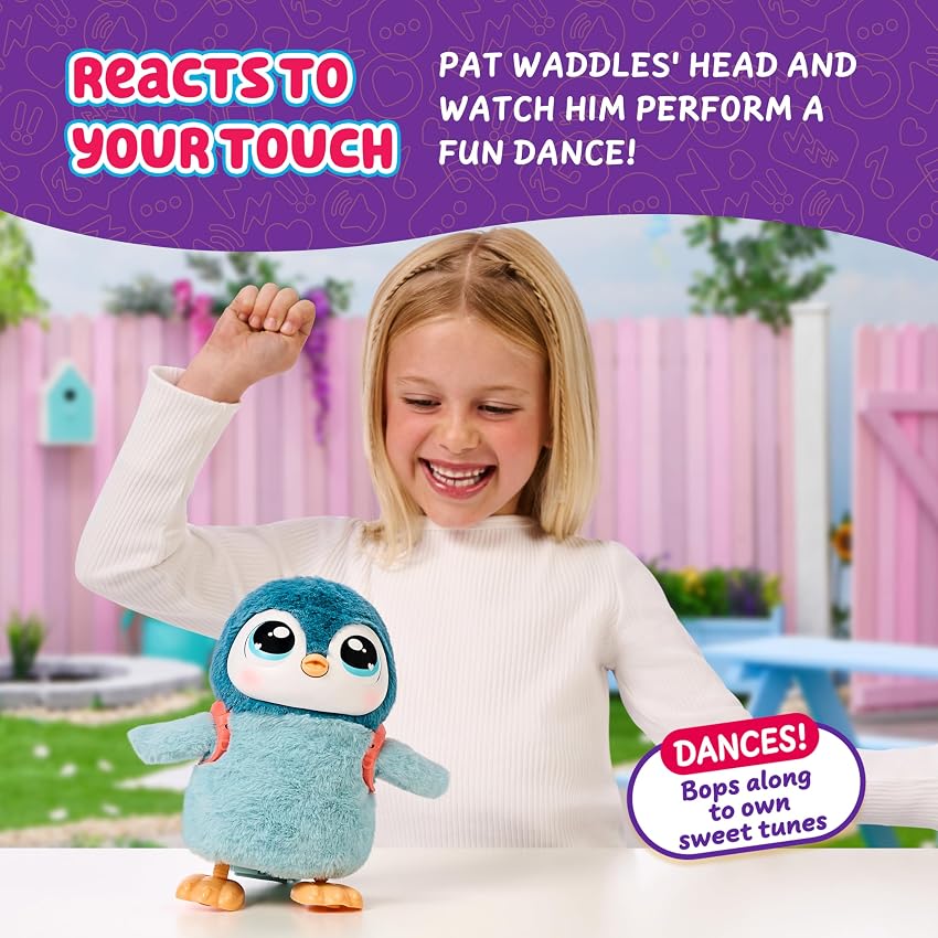 Detalle 2 de Little Live Pets My Walking Penguin Waddles, pingüino interactivo