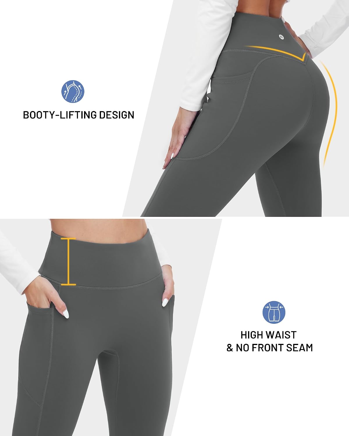 Detalle de Runhit Fleece-Lined Yoga Pants