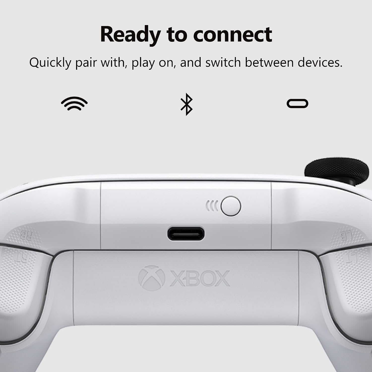 Thumbnail 4 de Xbox Wireless Gaming Controller (Robot White) — Enhanced Comfort, Versatile Connectivity