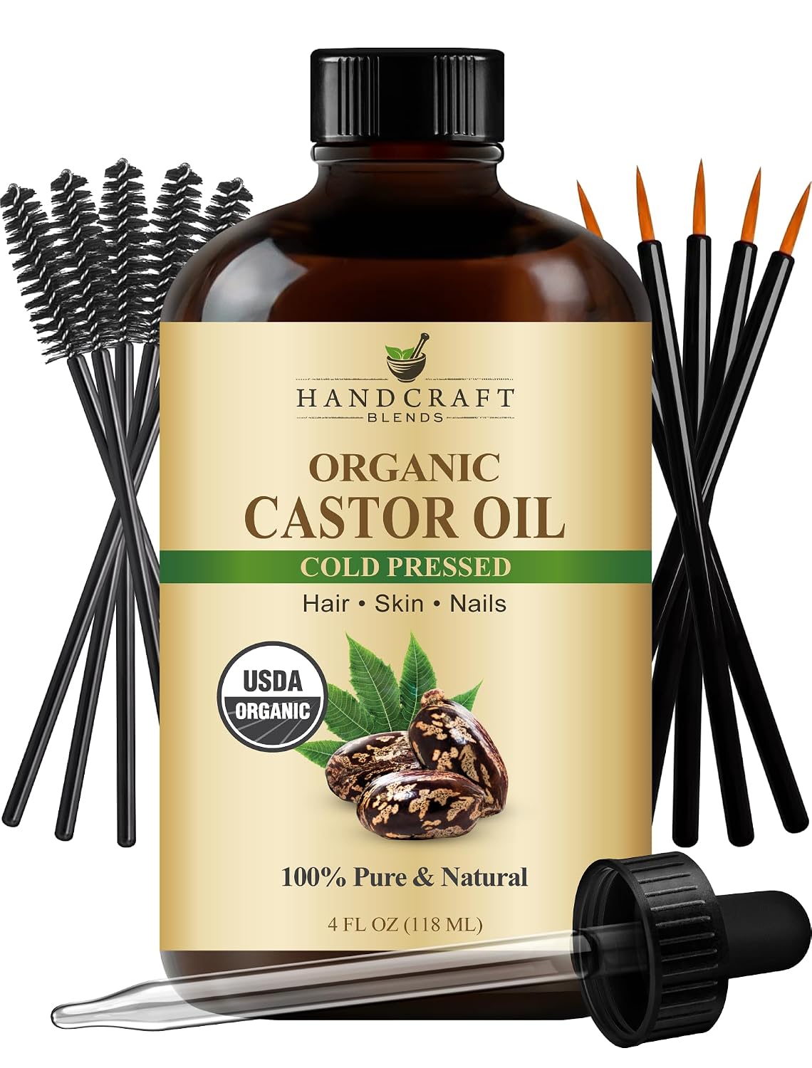 Detalle de Handcraft Blends Castor Oil 4 Fl Oz