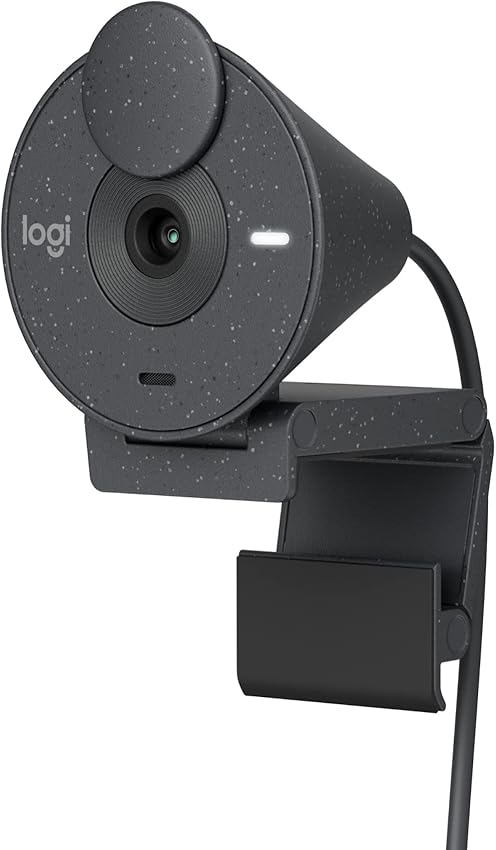 Detalle de Logitech Brio 300 Webcam Full HD con Obturador y Micrófono 🎥