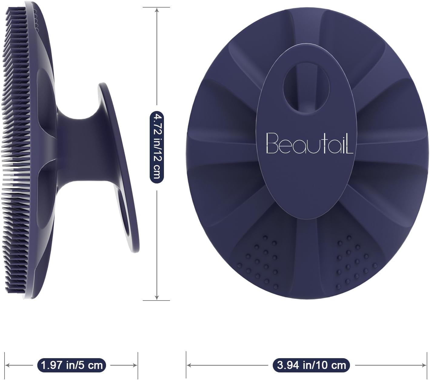 Thumbnail 6 de BeautyTAIL Brosse pour le corps en silicone — douche et bain, poils doux, idéale peau sensible, 1 pièce