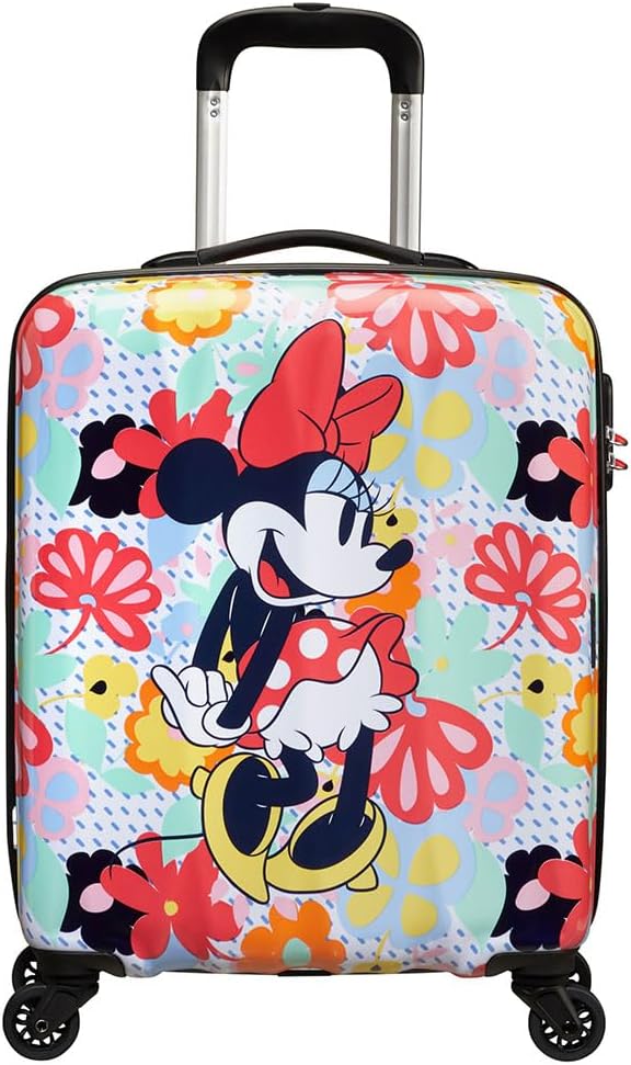 Detalle de American Tourister Hypertwist Spinner S 55 cm (36 L) – valise cabine ABS Minnie Flower