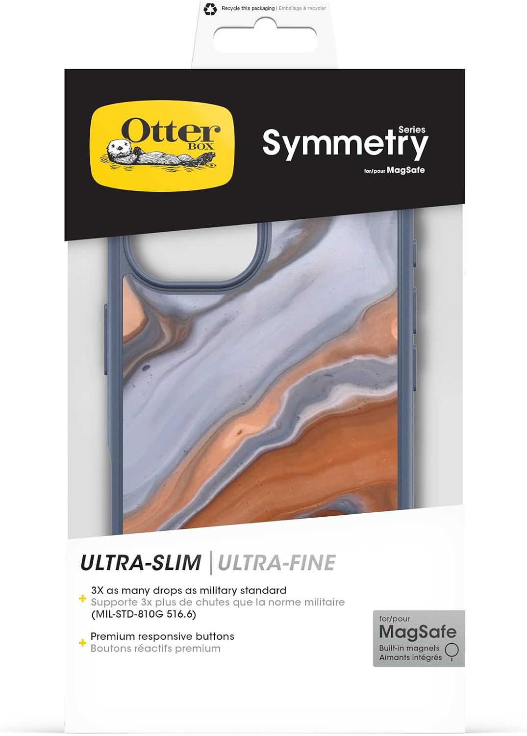 Thumbnail 4 de Coque OtterBox Symmetry Series MagSafe pour iPhone 16, antichoc ⚙
