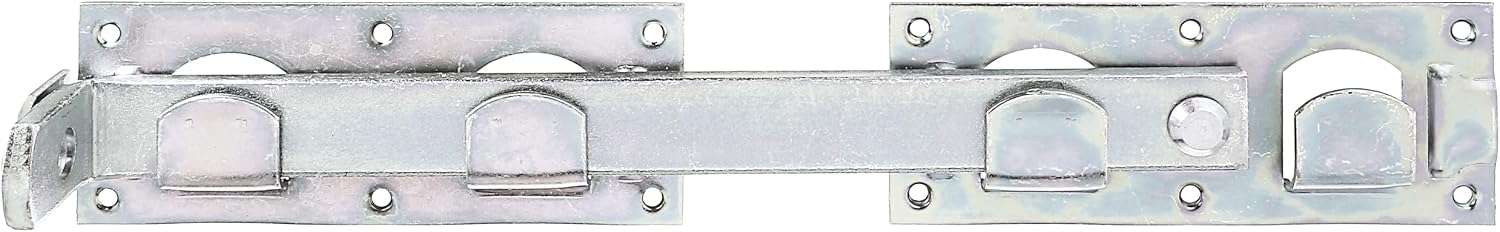Detalle de Alberts 210625 slaggrendel voor dubbele poort, verzinkt staal, 423 x 70 mm