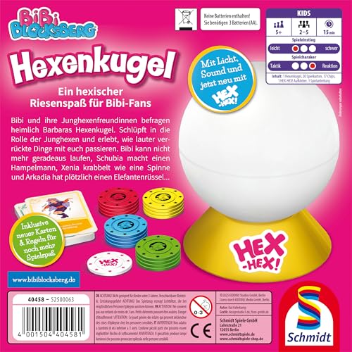 Thumbnail 1 de Schmidt Spiele 40458 Bibi Blocksberg Hexenkugel – Kinderspiel für 2–5 Spieler