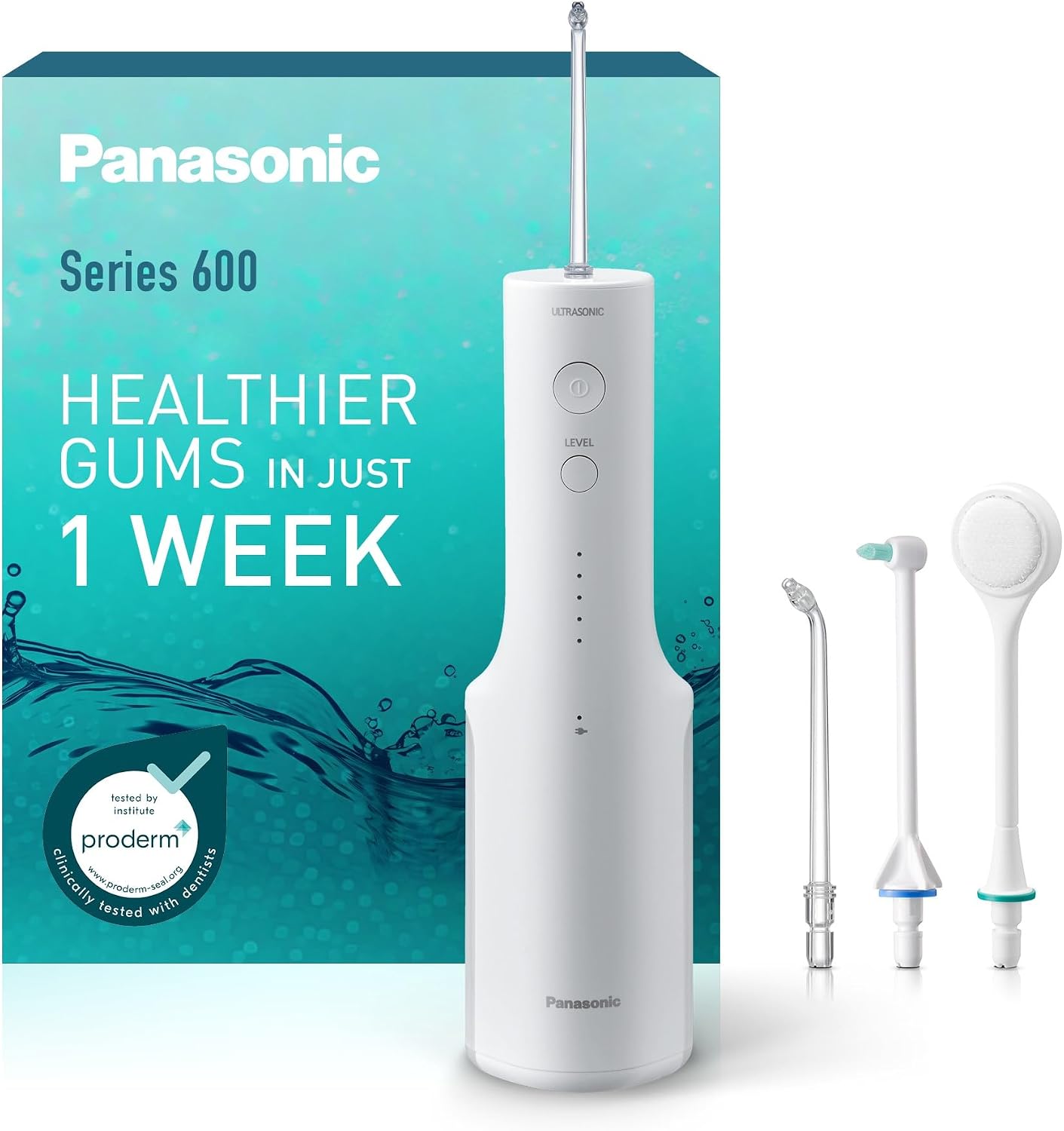 Detalle de Panasonic Series 600 Water Flosser 5 settings 💧🦷