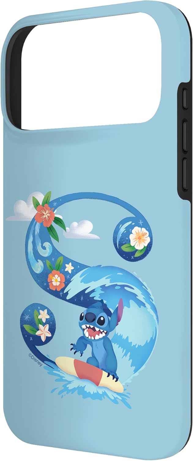 Thumbnail 1 de Étui Disney Monogramme Lilo & Stitch – Lettre S pour iPhone 17 Pro Max