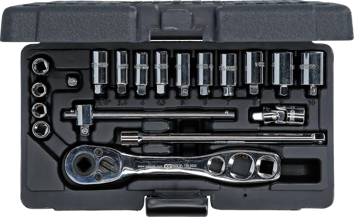 Thumbnail 2 de KS Tools 130.0300 Kälte-Klima-Steckschlüssel-Satz (19-teilig) im Kunststoffkoffer