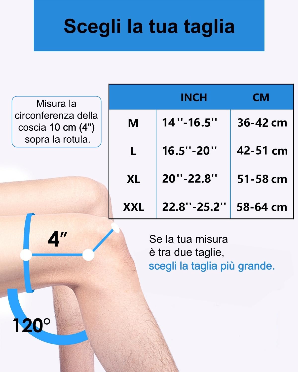 Thumbnail 5 de ABYON Ginocchiera DSHX-06: ortesi ginocchio regolabile in neopreno per supporto e sollievo