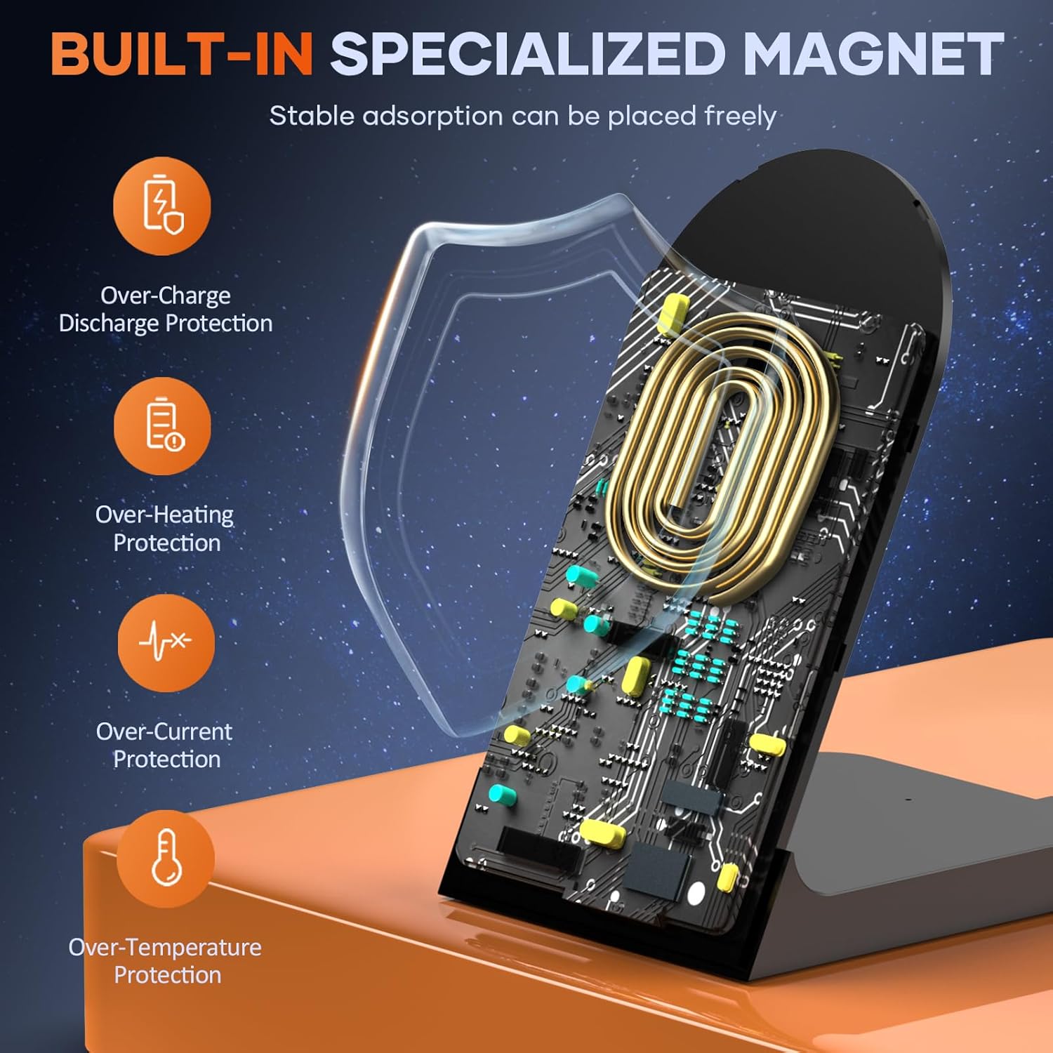 Thumbnail 6 de Magnetic Wireless Charger for iPhone MagSafe Stand