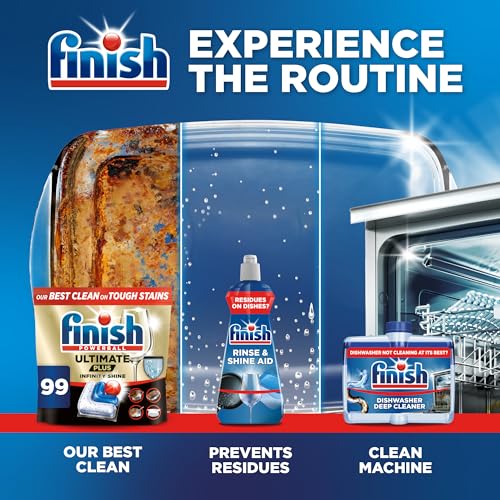 Thumbnail 8 de Finish Ultimate Plus Infinity Shine Dishwasher Tablets – Fresh, 2x73 (146)