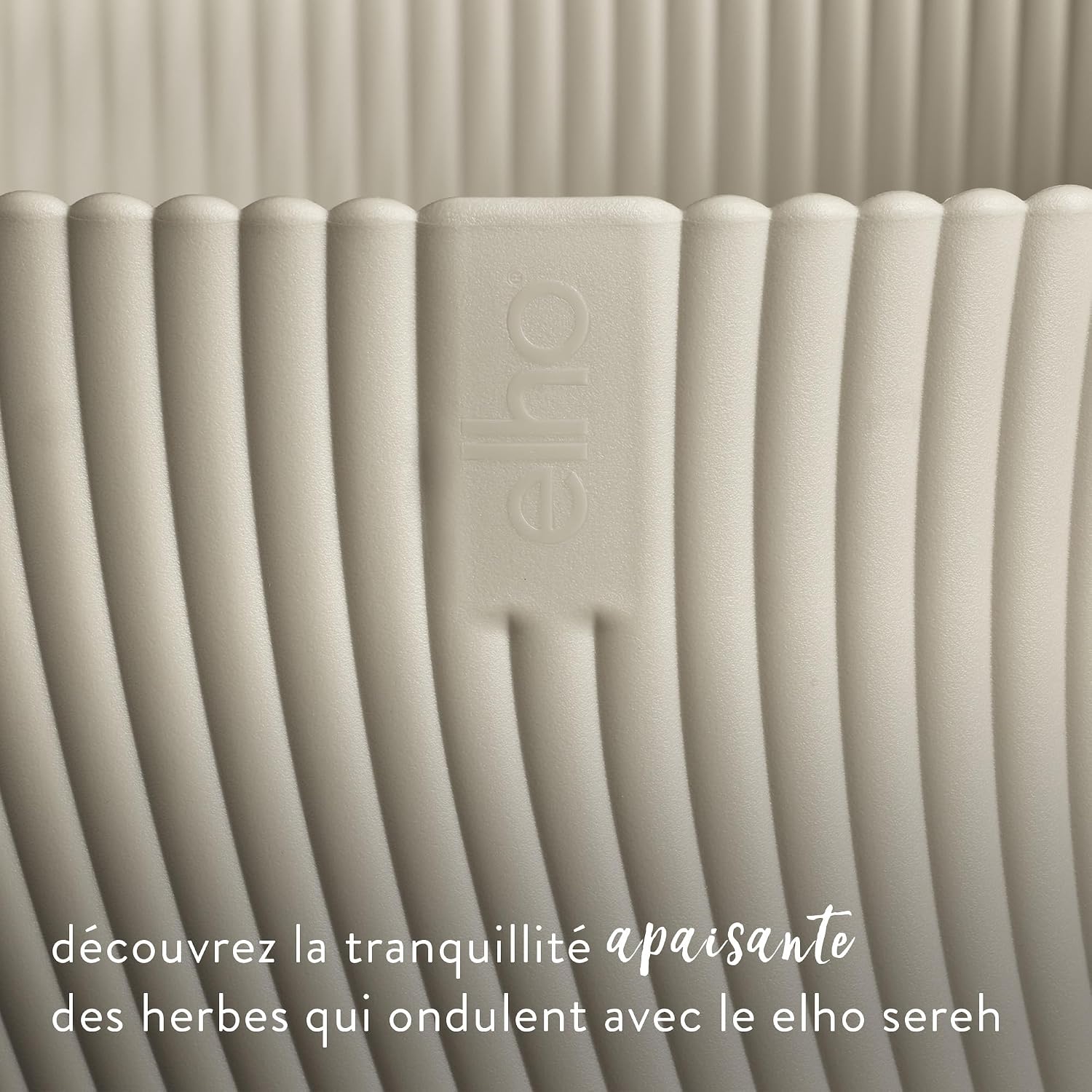 Detalle de Elho Sereh Haut 30cm Pot de Fleur - Mushroom Beige