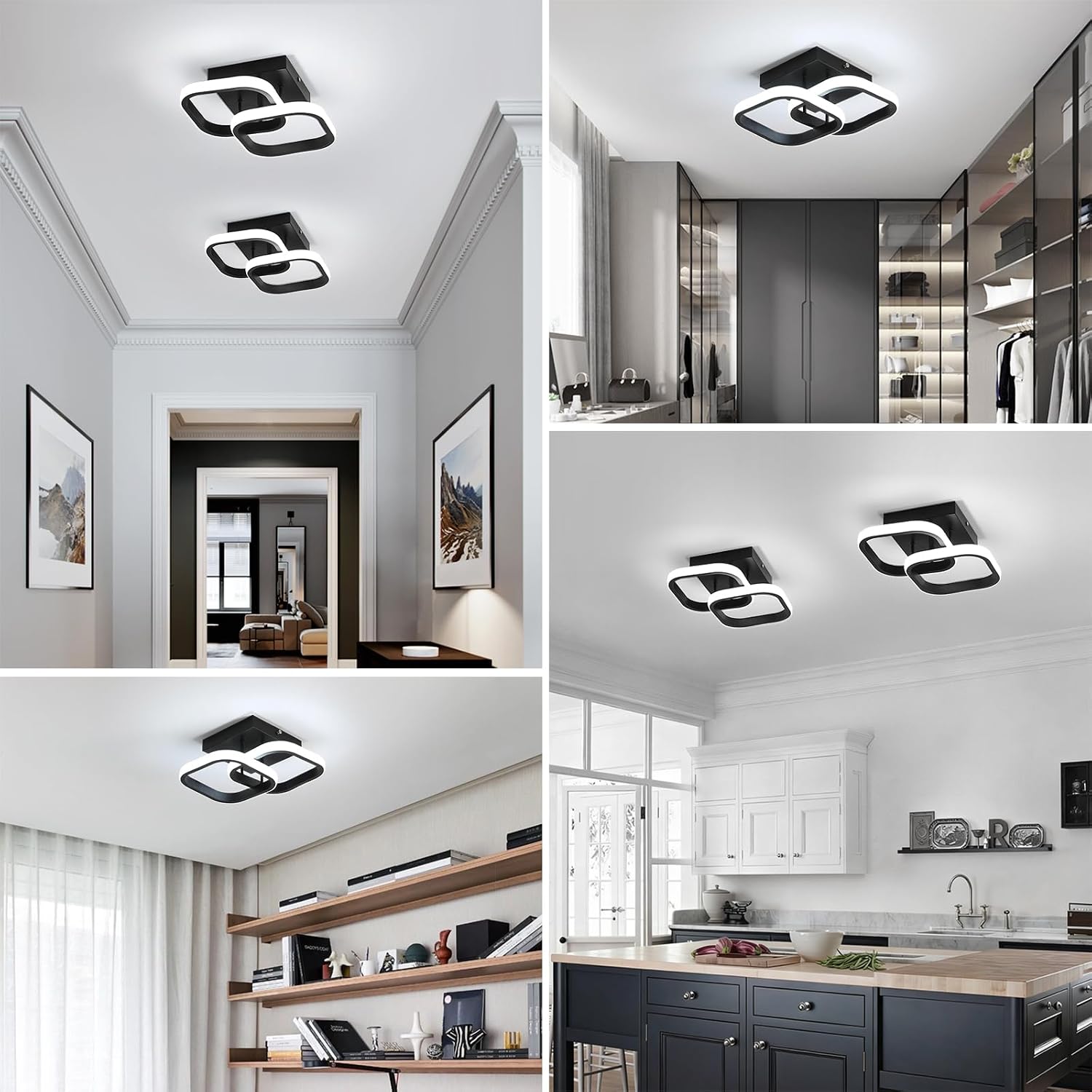 Thumbnail 6 de EIDISUNY Modern Ceiling Light LED 22W 6000K