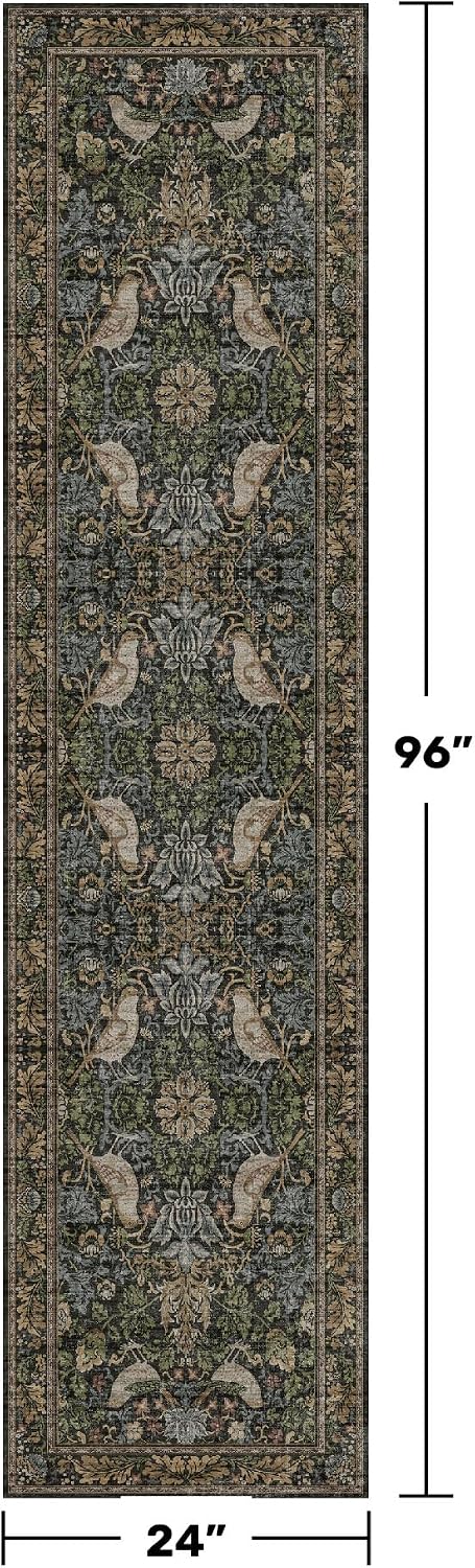Thumbnail 1 de Floral Kitchen Runner Rug, 2x8