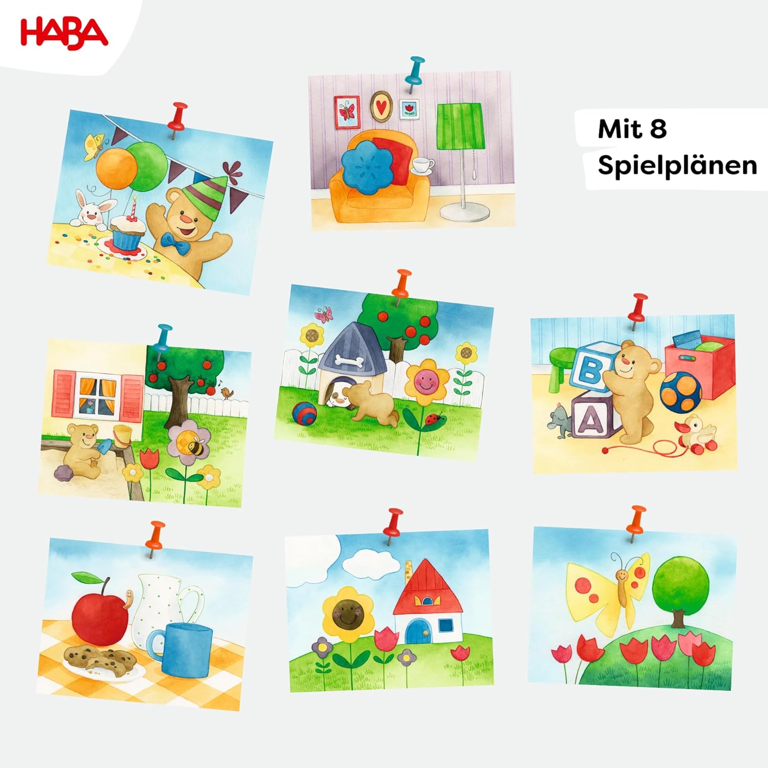Thumbnail 4 de HABA Colori e Forme di Teddy – i miei primi giochi di collocazione