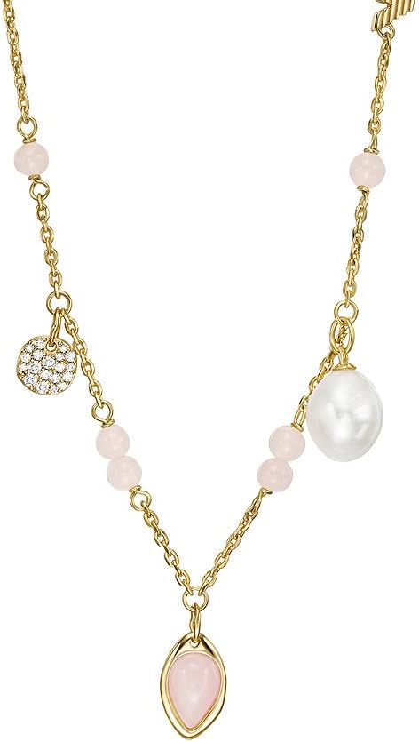 Thumbnail 2 de Emporio Armani Collana da donna in ottone con chiusura a moschettone dorata