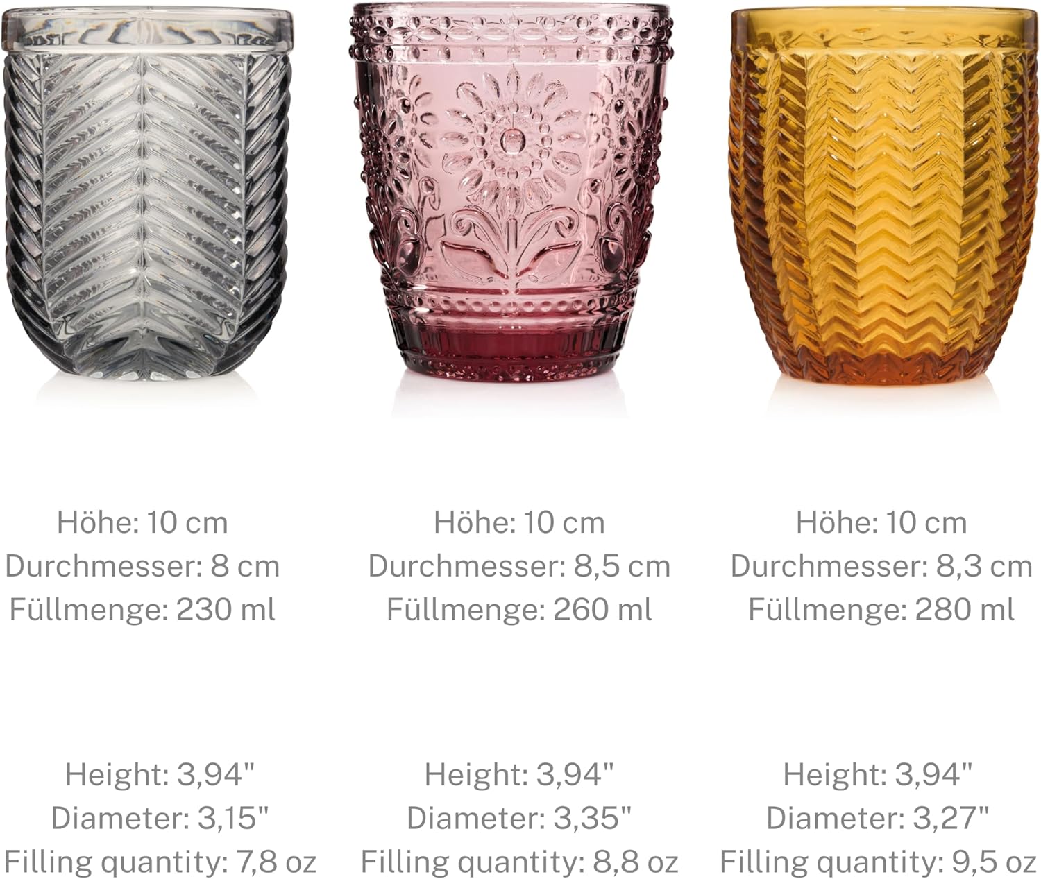 Thumbnail 2 de Sänger Trinkgläser Porto 310 ml Set für 6 Personen