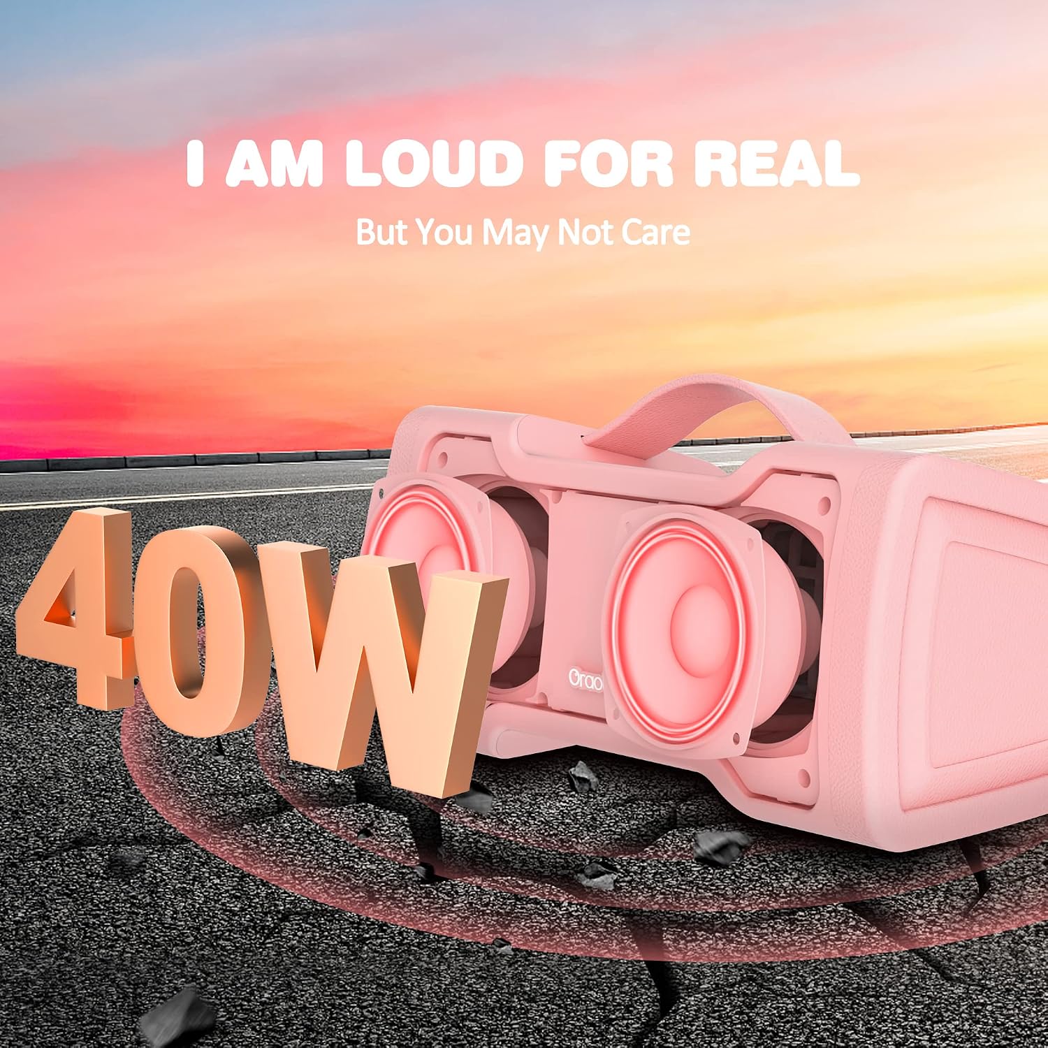 Detalle 2 de Bluetooth Speaker Loud 40W Portable Speaker 📢