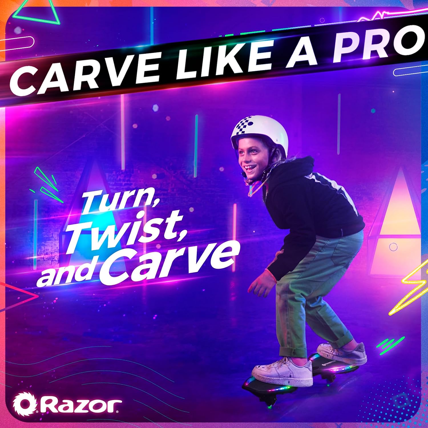 Thumbnail 4 de Razor RipStik Ripster Lightshow – kompaktowa deska na dwóch kółkach z LED