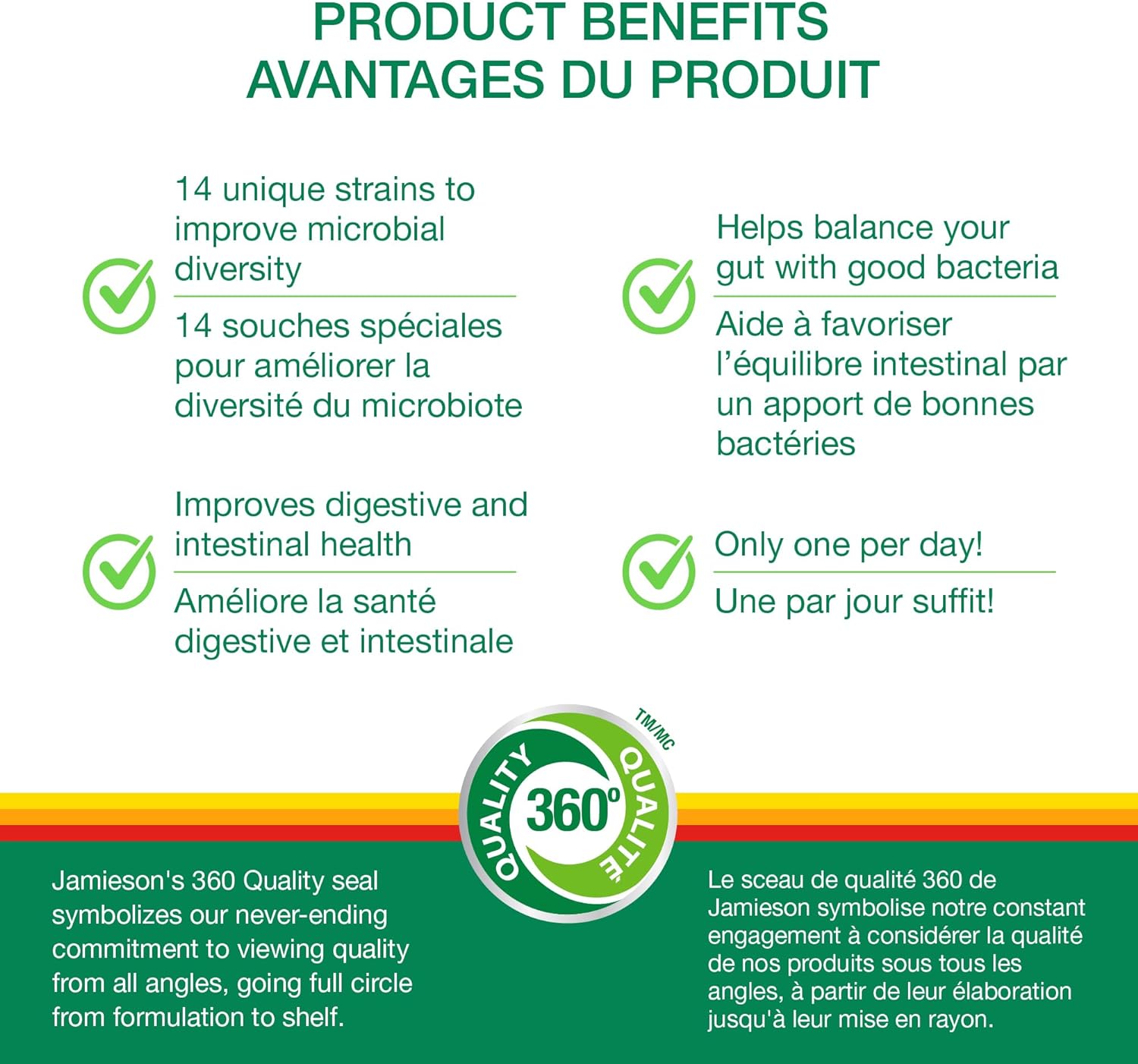 Thumbnail 2 de Jamieson 9012 Probiotic, 10 Billion CFU, 14 Strains, 60 Capsules