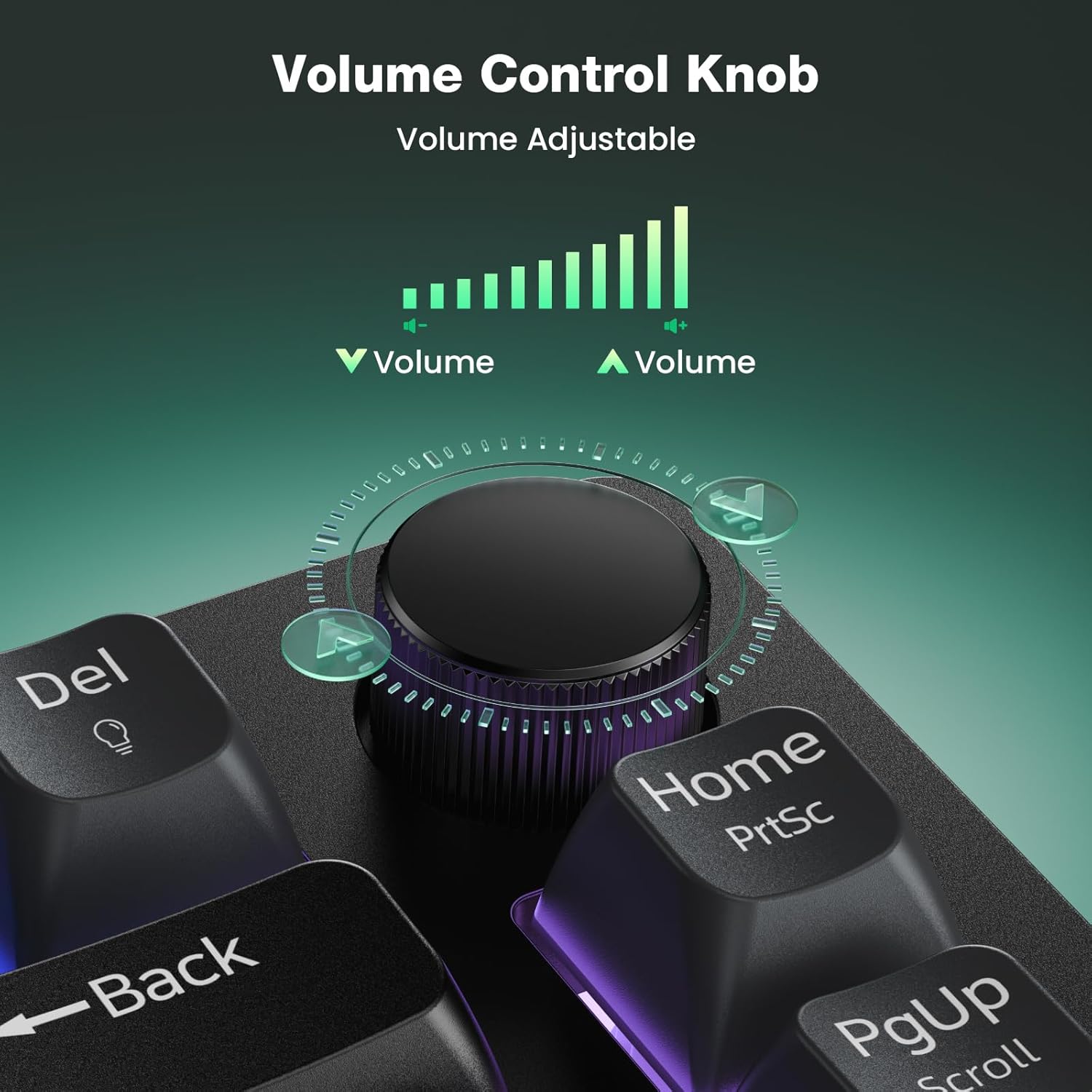 Detalle de TECKNET RGB Gaming Keyboard 83‑key