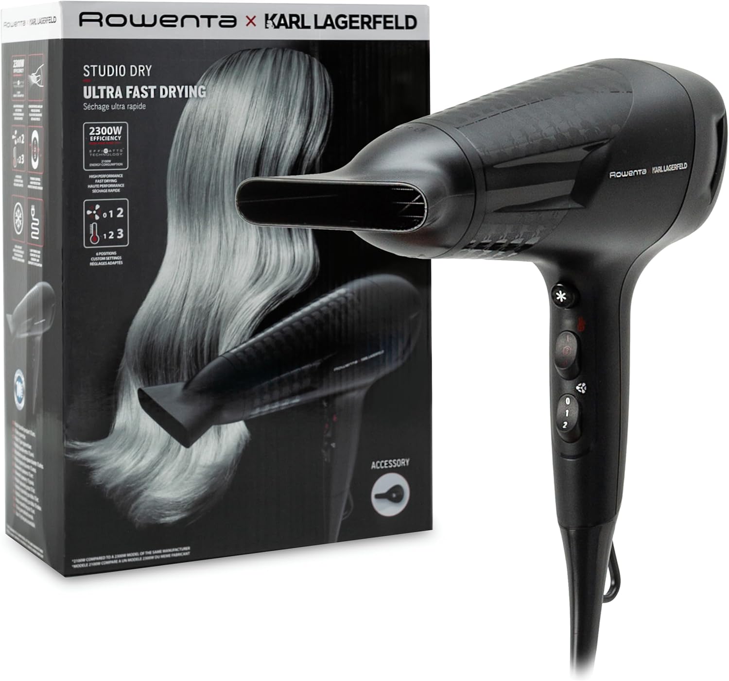 Detalle de Rowenta CV581L Studio Dry 2300 W — secador de pelo