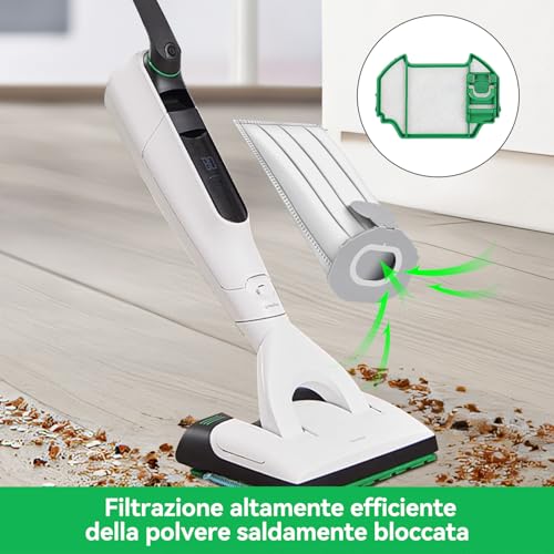Detalle de 15 Stück Staubsaugerbeutel für Vorwerk Kobold VK7 – kompatibel VK7 FP7S + 3 HEPA-Filter