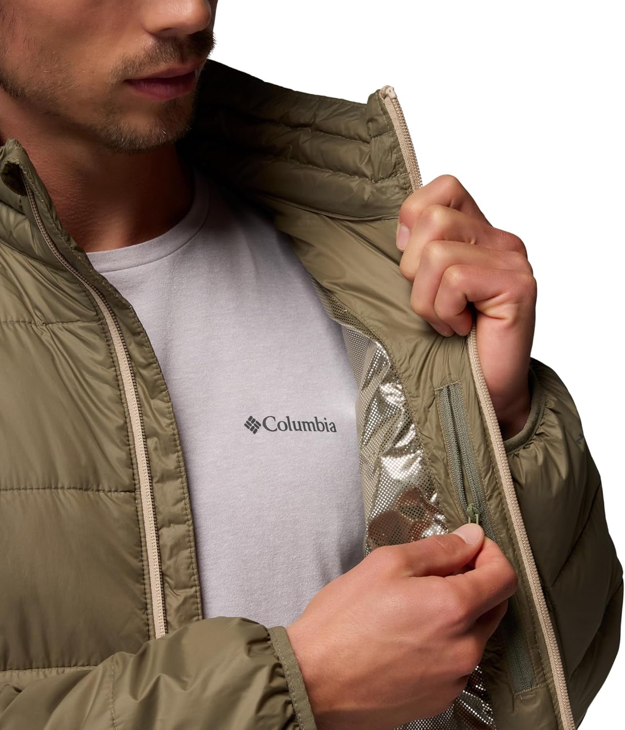 Detalle de Columbia Voodoo Falls 590 Turbodown II Jacket ⚡