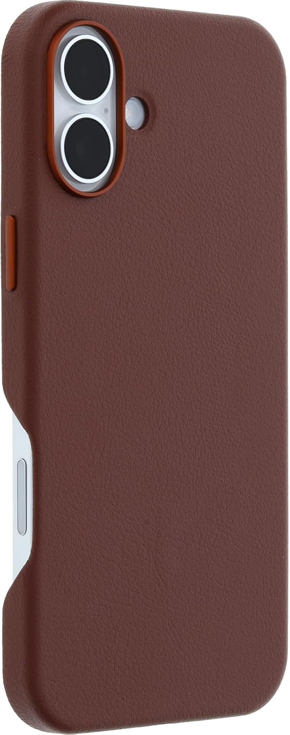 Thumbnail 3 de OtterBox Symmetry Series Cactus Leather MagSafe per iPhone 16 Plus – Custodia ultrasottile antiurto in pelle cactus