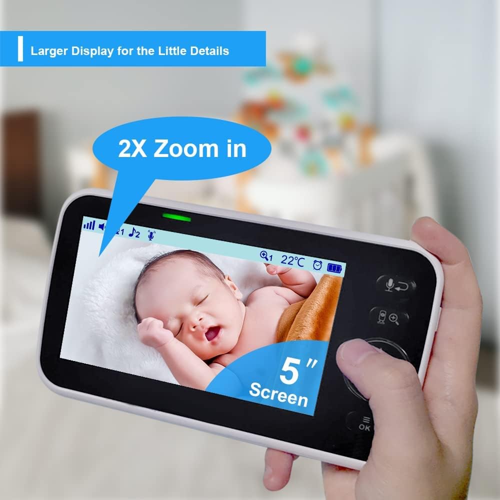 Thumbnail 6 de HelloBaby HB6550 Baby Monitor 5-inch