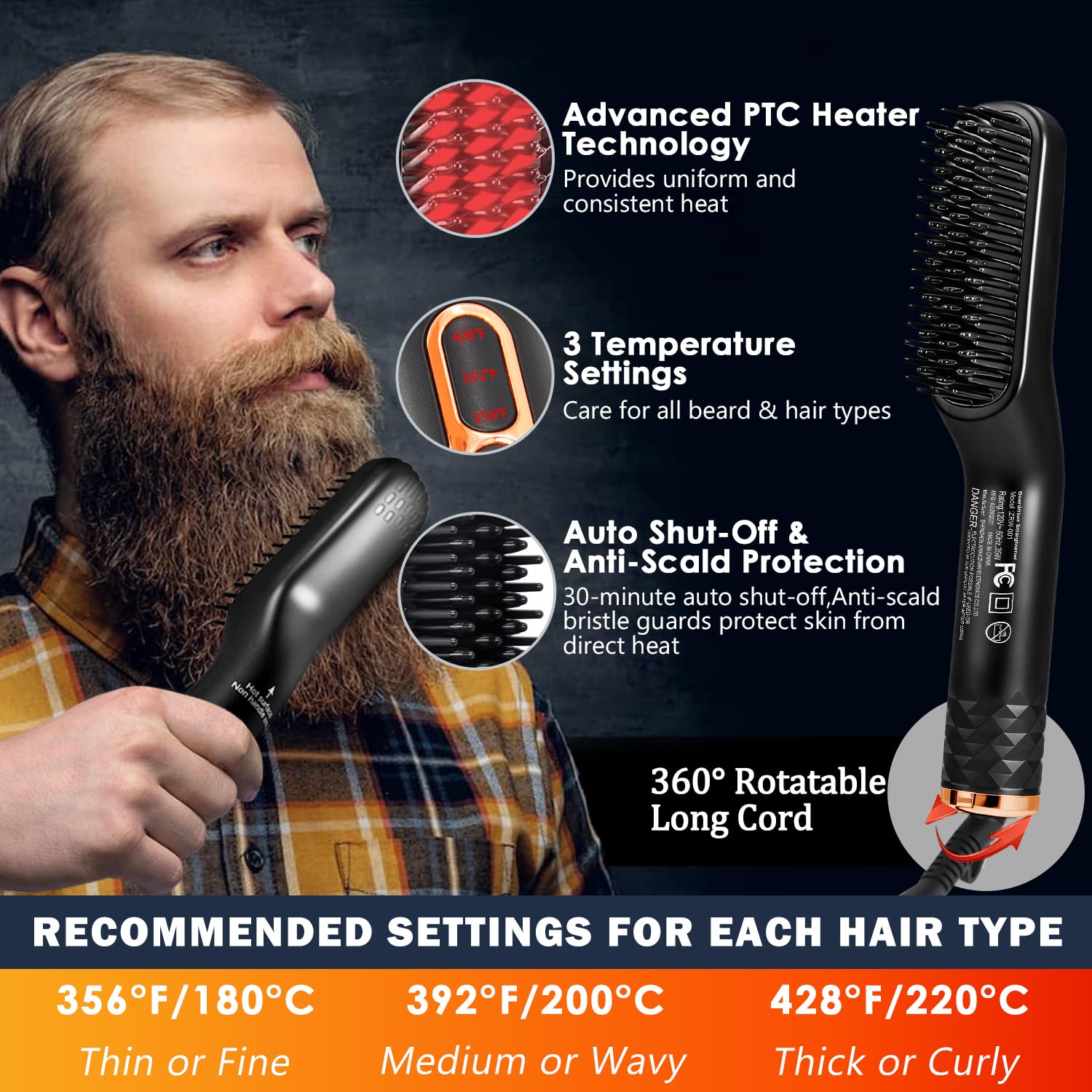 Thumbnail 3 de Beard Straightener All-in-One Kit