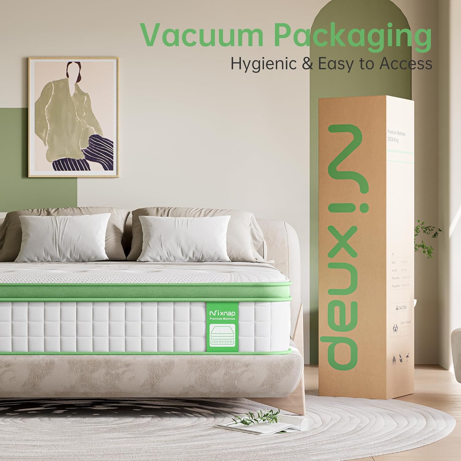 Thumbnail 6 de NIXNAP King Mattress 5ft Hybrid