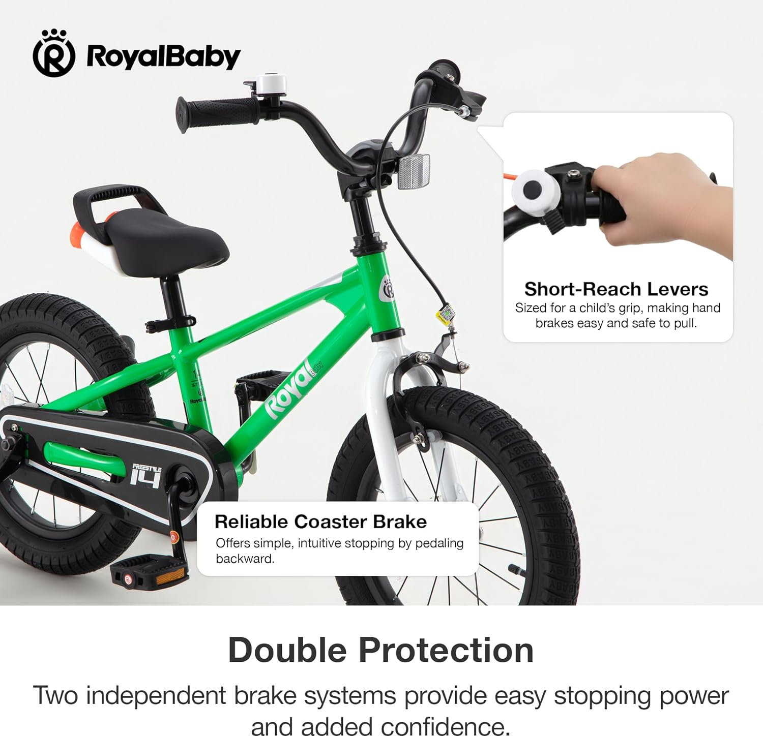 Thumbnail 5 de RoyalBaby Freestyle Classic Kids Bike 12–18 Inch