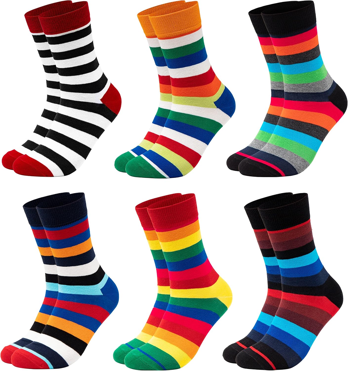 Detalle de Occulto BUNTE SOCKEN für HERREN 6 Paar
