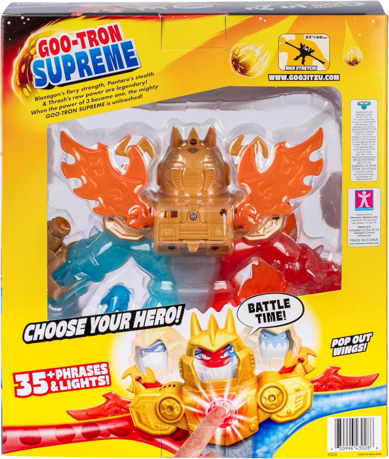Thumbnail 6 de Heroes of Goo Jit Zu Goo-Tron Supreme figura interactiva