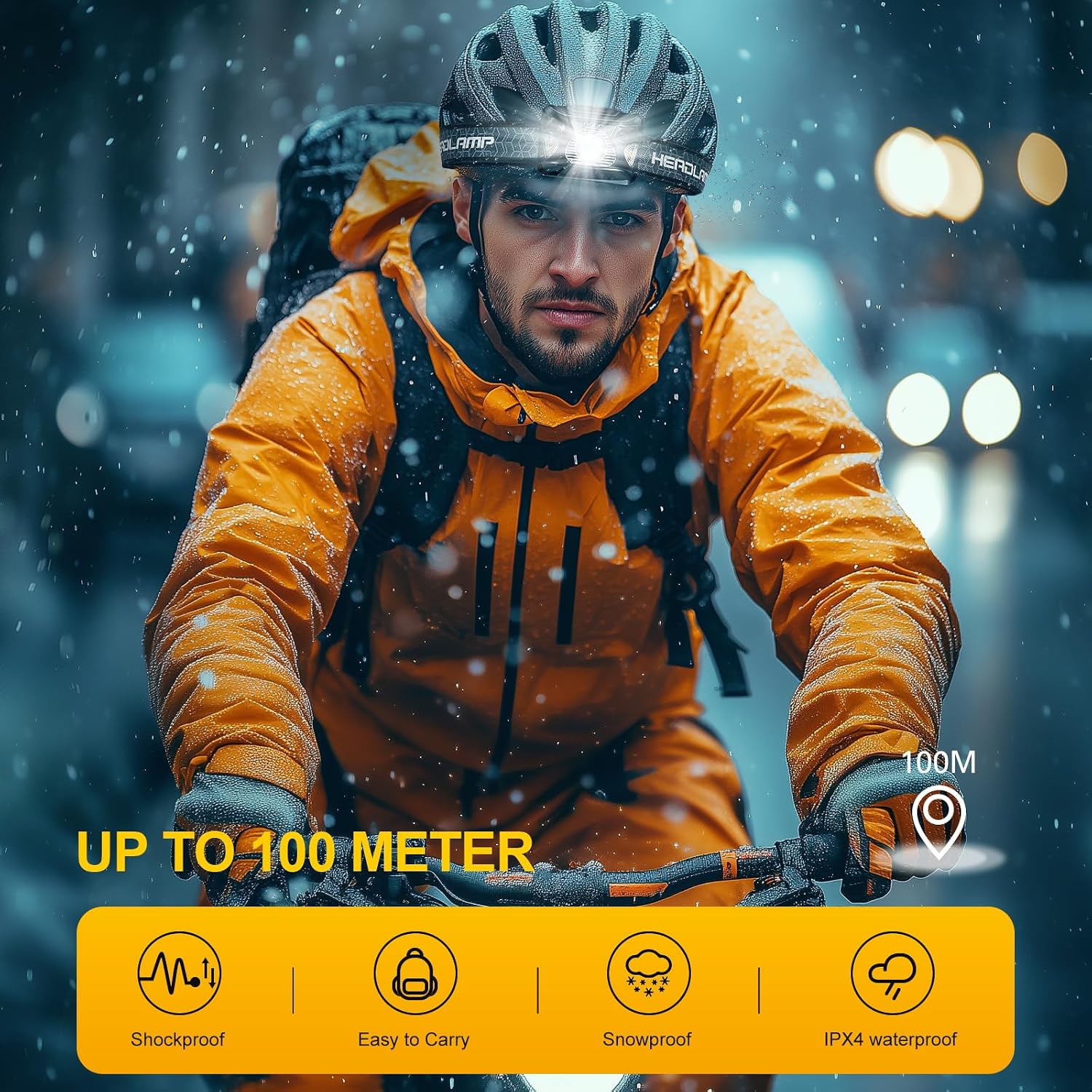 Thumbnail 6 de konqkin 2-Pack Head Torch with Sensor Control ⌁⚠