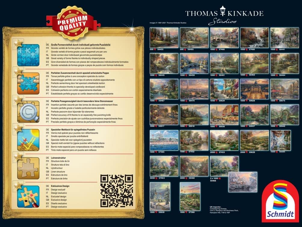 Thumbnail 2 de Schmidt Spiele Peaceful Valley Vineyard 1000 Teile Puzzle