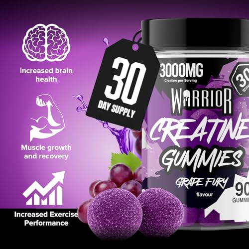 Thumbnail 6 de Warrior Creatine Monohydrate Gummies 90 Gummies – Daily On-The-Go Creatine Support