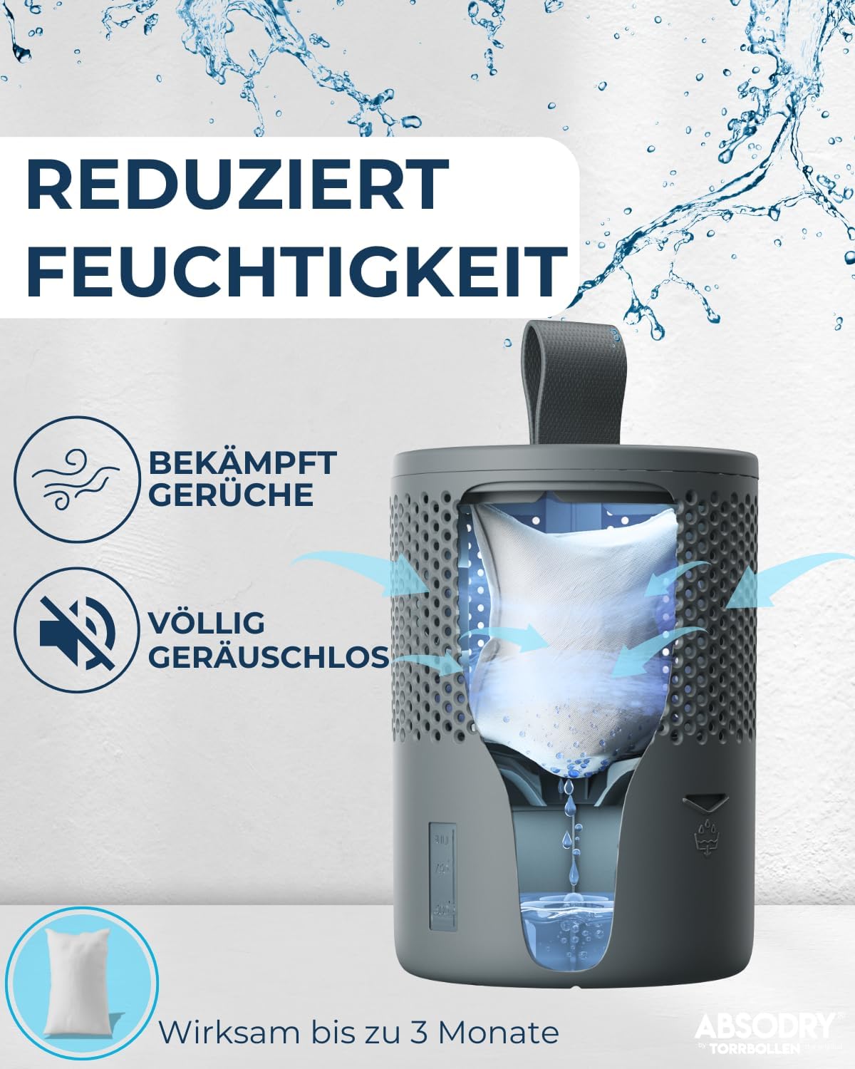 Detalle 2 de AbsoDry Nachfüllpack 2x600g Luftentfeuchter