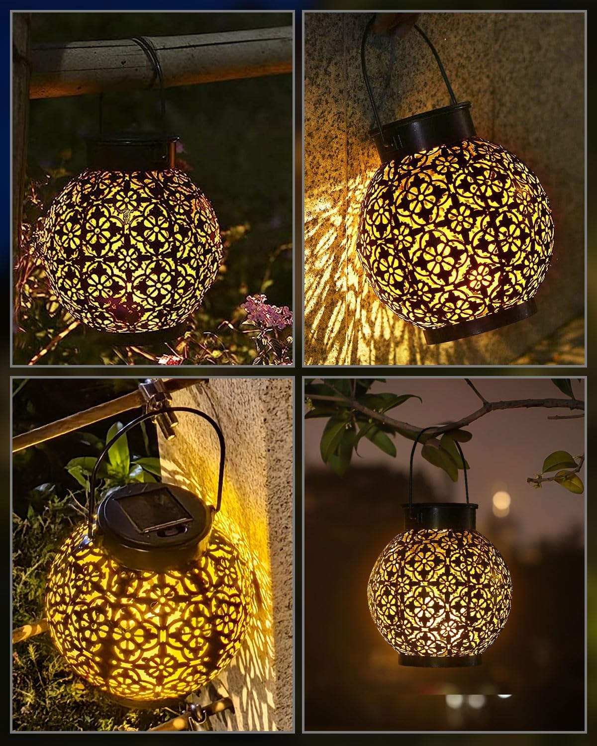 Thumbnail 5 de Solar Lantern Outdoor 2PACK