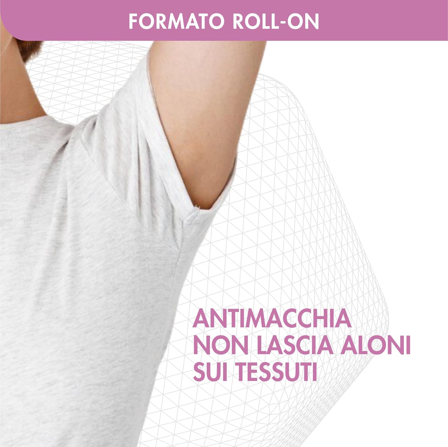 Detalle de Dermafresh Ipersudorazione Efficace 72H: Deodorante Antitraspirante Roll-On 50 ml, No Alcol, Dermatologicamente Testato